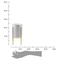 ModernHome Květináč Na Stojanu Neva Bílá 23,5 Cm