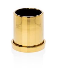 ModernHome Květináč S Podšálkem Hanya Gold 11 Cm