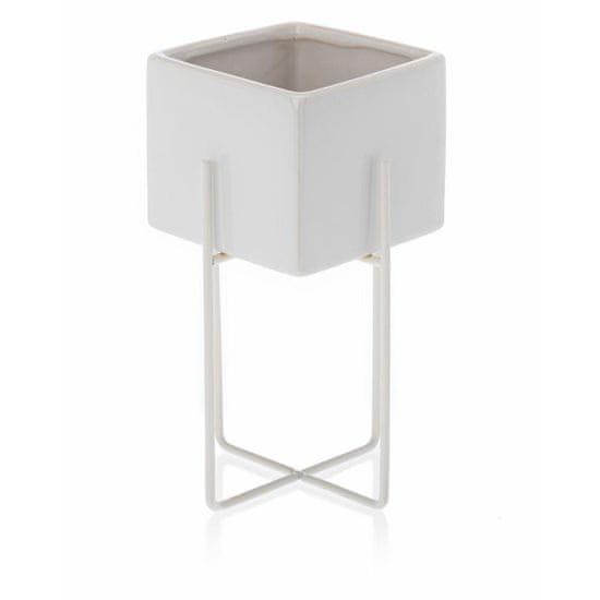 ModernHome Květináč Mizu White 23 Cm