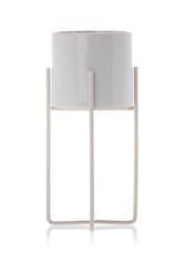 ModernHome Květináč Florri White 22 Cm