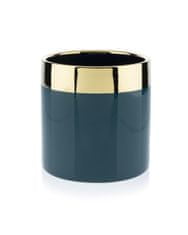 ModernHome Květináč Cindy Green Gold 11 Cm Zelený