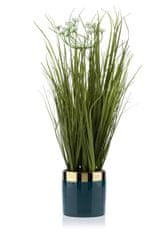 ModernHome Květináč Cindy Green Gold 11 Cm Zelený