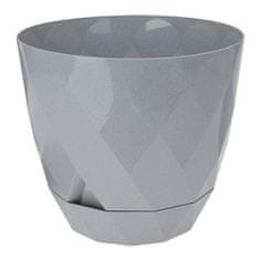 ModernHome Květináč Diamond Stojanem Šedý 14Cm