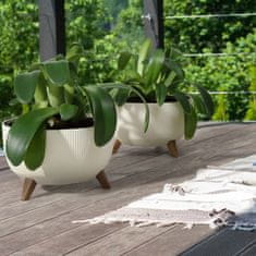 ModernHome Planter Rosa Linea Eco Na Kávu Espresso 29Xv18 Cm