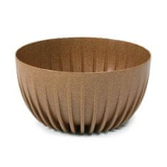 ModernHome Květináč Stripped Eco Wood Přírodní Dřevo 24Xh14 Cm