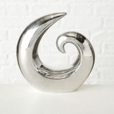 ModernHome Dekorativní Figurka Stříbrná 20 Cm