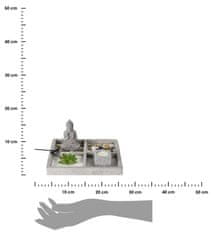 ModernHome Zenová Zahrada S Figurkou Buddhy Pro Relaxaci