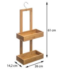 ModernHome Koupelnová Polička Caddy Bambusová
