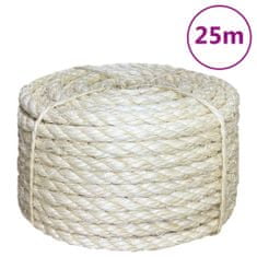 Vidaxl lano vidaXL, 100% sisal, 12 mm, 25 m