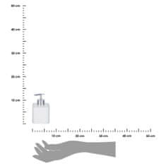 ModernHome Dávkovač Tekutého Mýdla Hexa White