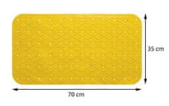 ModernHome Protiskluzová Podložka 70X35 Žlutá