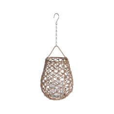 ModernHome Lampion Závěsný Pletený Boho 29 Cm