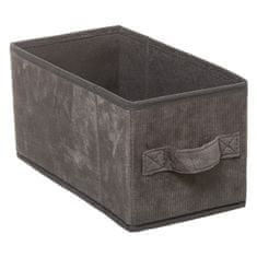 ModernHome Textilní Dóza 15X31 Cm Grey Velur