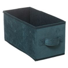 ModernHome Textilní Dóza 15X31 Cm Green Velur