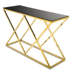 ModernHome Konzole Timantti Gold Black