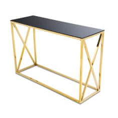 ModernHome Nelja Gold Black Konzole