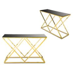 ModernHome Konzole Timantti Gold Black