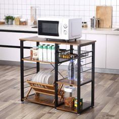 ModernHome Kuchyňská Pomocná Police Loft Skříňka 90 Cm