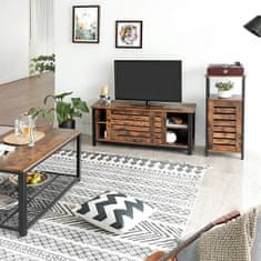 ModernHome Noční Boční Skříňka Do Obývacího Pokoje 81 Cm Loft