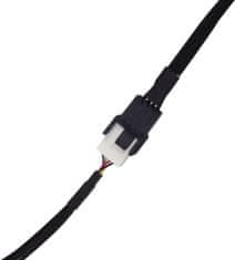 Silverstone prodlužovací kabel k PWM ventilátoru, 300mm, 3 i 4 pin