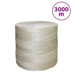 Vidaxl lano vidaXL, 100% sisal, 2 mm, 3000 m