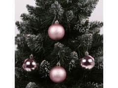 sarcia.eu Růžové vánoční ozdoby, sada plastových ozdob, vánoční ozdoby 5 cm, 36 ks. 1 balik