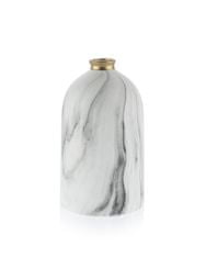 ModernHome Váza Lilly Marbling Gold 17 Cm