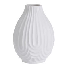 ModernHome Porcelánová Váza Bílá 14X10 Cm