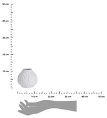 ModernHome Porcelánová Váza Bílá 12X11 Cm
