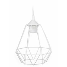 ModernHome Závěsné Svítidlo Paris Diamond 19 Cm Bílé