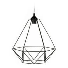 ModernHome Závěsné Svítidlo Paris Diamond 35 Cm Černé