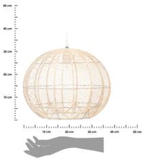 ModernHome Závěsné Svítidlo Kita Ratanové 38 Cm