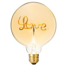 ModernHome Led Žárovka Love 2W E27