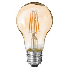 ModernHome Led Žárovka Amber Straight 2W E27