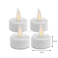 ModernHome Sada Svíček Na Tealight Led 4 Ks