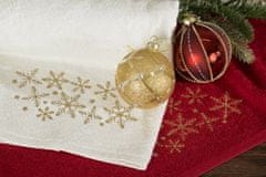 ModernHome Vánoční Ručník Santa/16 50X90 Bílý