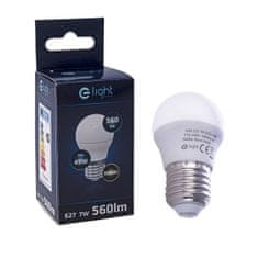 ModernHome Led Žárovka 7W E27 G45 Teplá 3000K