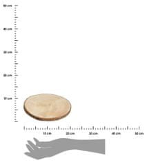 ModernHome Podstavec Dřevěný Plátek Dřeva 20 Cm