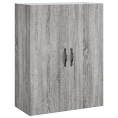 Vidaxl Skříň highboard šedá sonoma 69,5 x 34 x 180 cm kompozitní dřevo