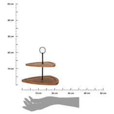 ModernHome Bambusová Patera Na Dort Trojúhelník 23 Cm