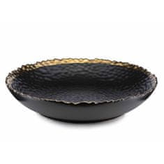 ModernHome Hluboký Talíř Kati Black Gold 26 Cm