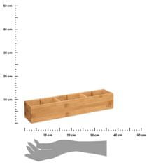 ModernHome Bambusový Organizér Do Zásuvky 38X8Cm