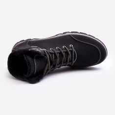 Pánské zateplené trekové boty Black velikost 42