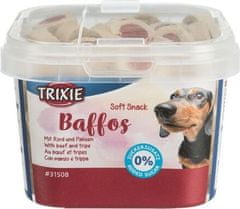 Trixie Soft Snack BAFFOS mini kolečka hovězí, dršťky, plastový kelímek 140 g