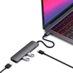 Satechi USB-C Slim Multiport Adapter Vesmírně šedá