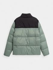 4F Pánská zimní bunda Asselineau černo-zelená M