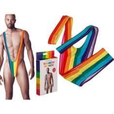 Gifty City Mužské plavky mankini v duhové barvě Pride