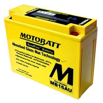 MOTOBATT Baterie MB16AU pro motocykly (20,5Ah, 12V, 2 vývody)