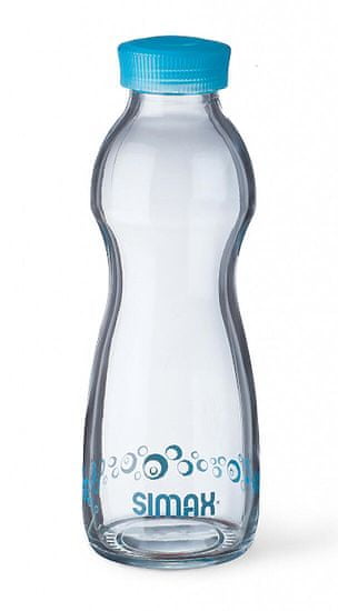 Simax Lahev na pití 500ml PURE BOTTLE sklo, plastové víčko