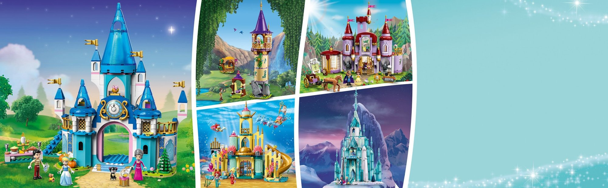 LEGO Disney Princess 43206 Zámek Popelky a krásného prince